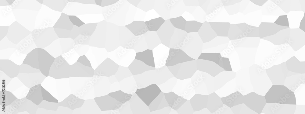 Obraz premium Banner of abstract geometrical background White color. Random pattern background. Texture White color pattern background.