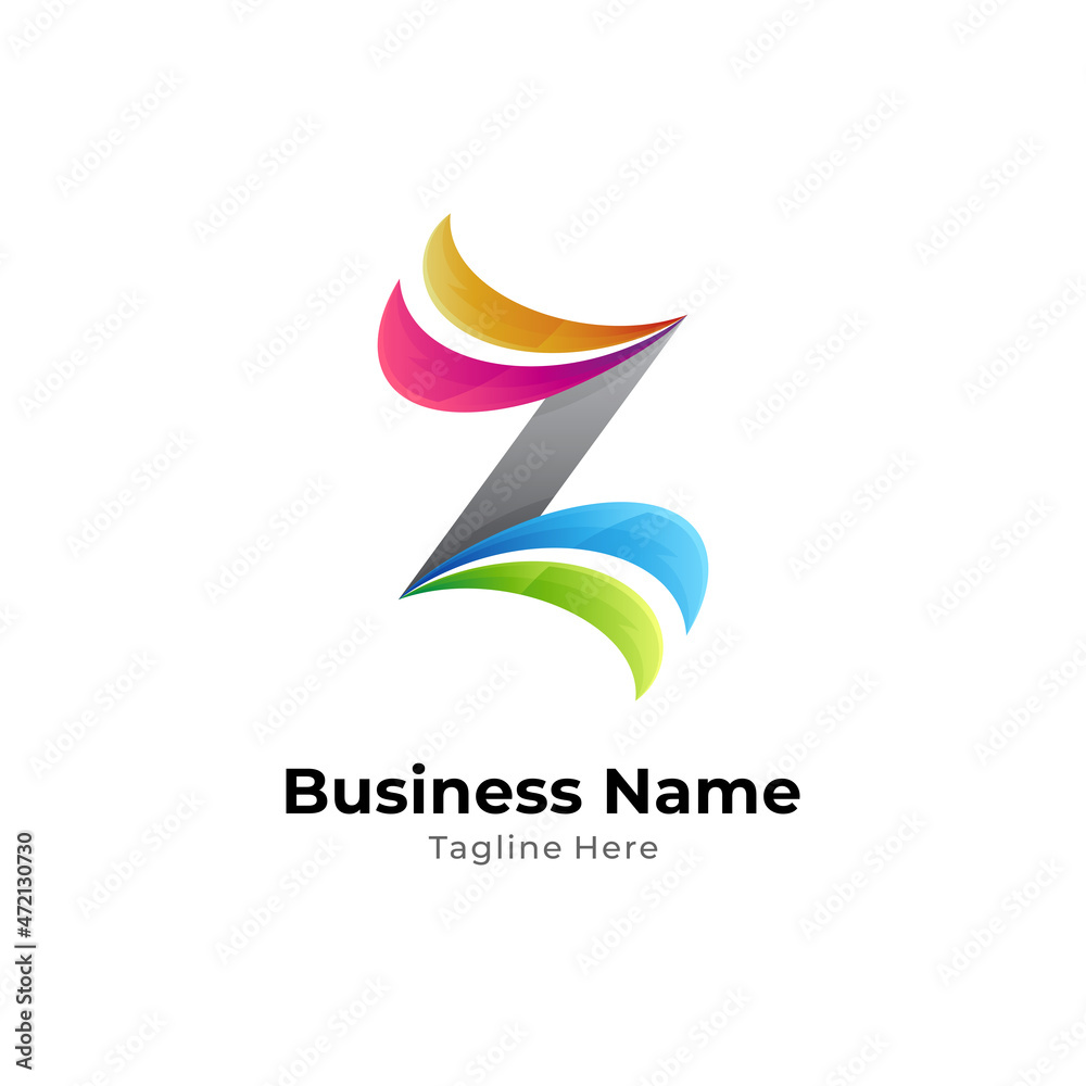 Simple letter Z logo design template ready for use Simple letter Z logo design template ready for use