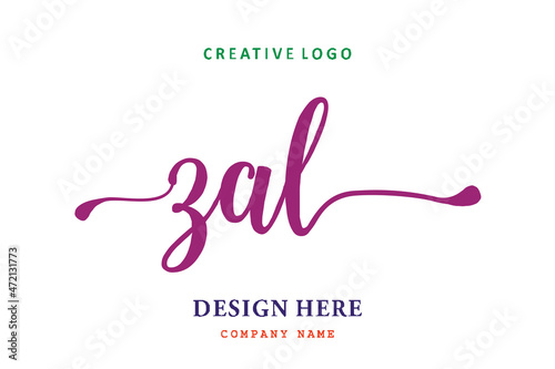 ZAL lettering logo is simple, easy to understand and authoritative