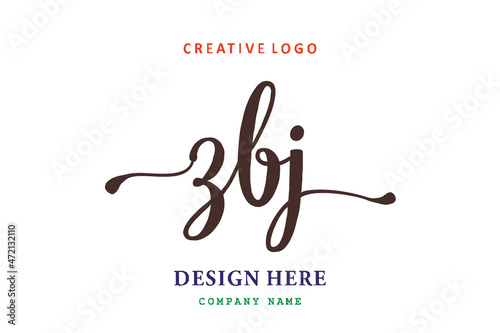ZBJ lettering logo is simple, easy to understand and authoritative
