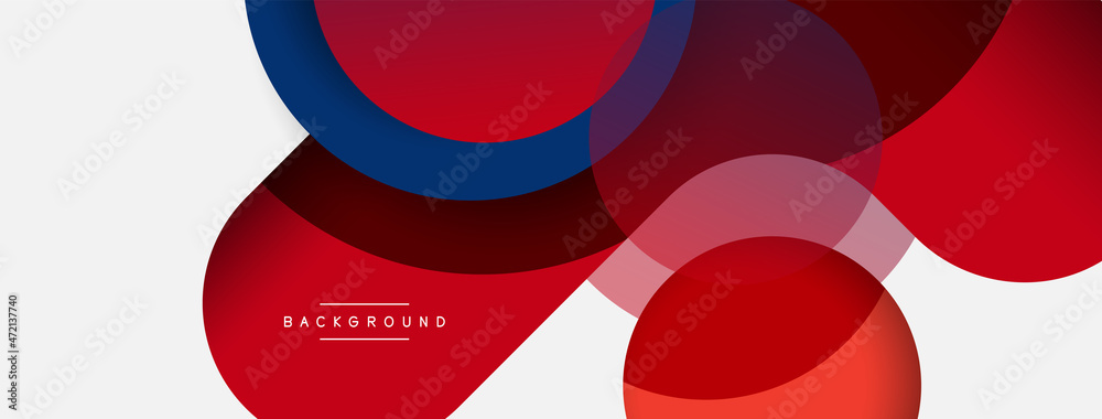 Circle and round shapes abstract background. Vector illustration for wallpaper banner background or landing page Circle and round shapes abstract background. Vector illustration for wallpaper banner background or landing page