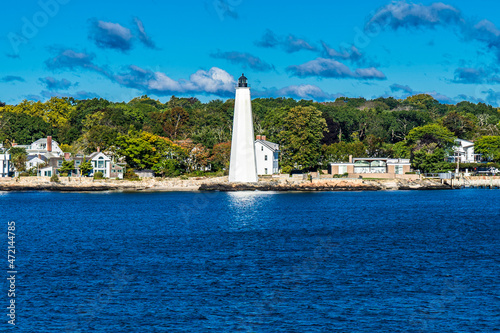 Photography A lighthouse on the Long Island Sound at New London, Connecticut