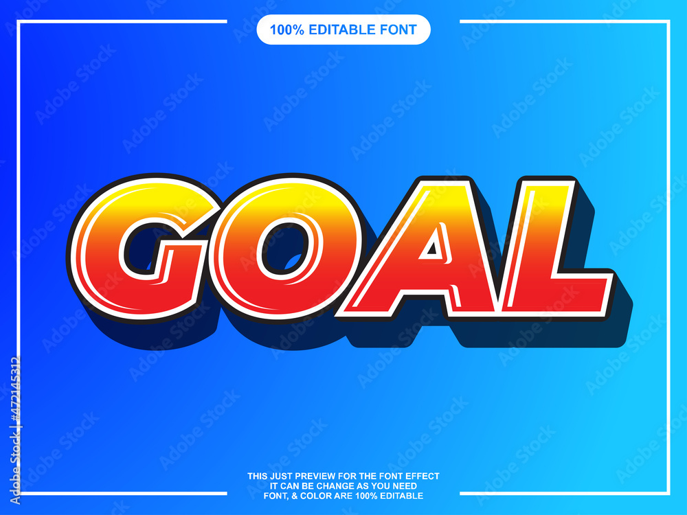 Bold Red Yellow Gradation editable text style font effect Bold Red Yellow Gradation editable text style font effect