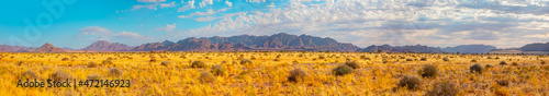 Beautiful lanscape with Brandberg mountain - Damaraland  Namibia 