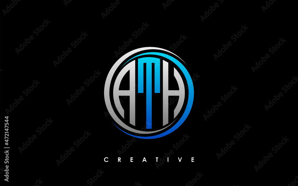 ATH Letter Initial Logo Design Template Vector Illustration ATH Letter Initial Logo Design Template Vector Illustration