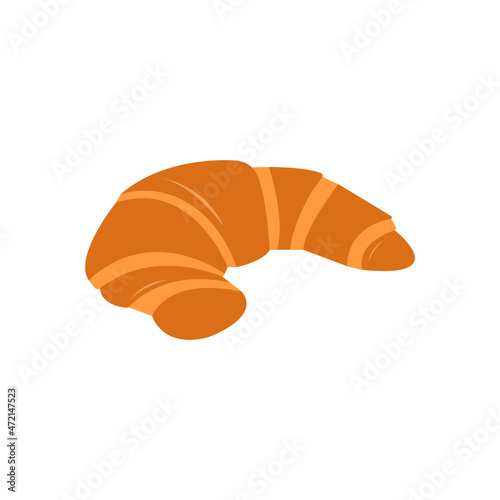 croissant icon background vector illustration