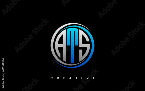 ATS Letter Initial Logo Design Template Vector Illustration photo