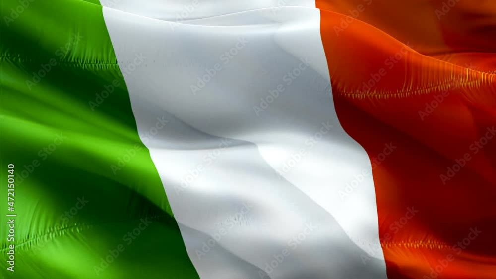 Italian flag. National 3d Italian flag waving. Sign of Italy seamless ...