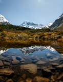 Mt.Cook in early spring, Aoraki/Mt.Cook National Park, New Zealand