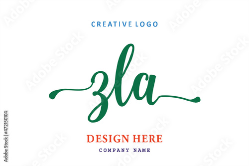 ZLA lettering logo is simple, easy to understand and authoritative