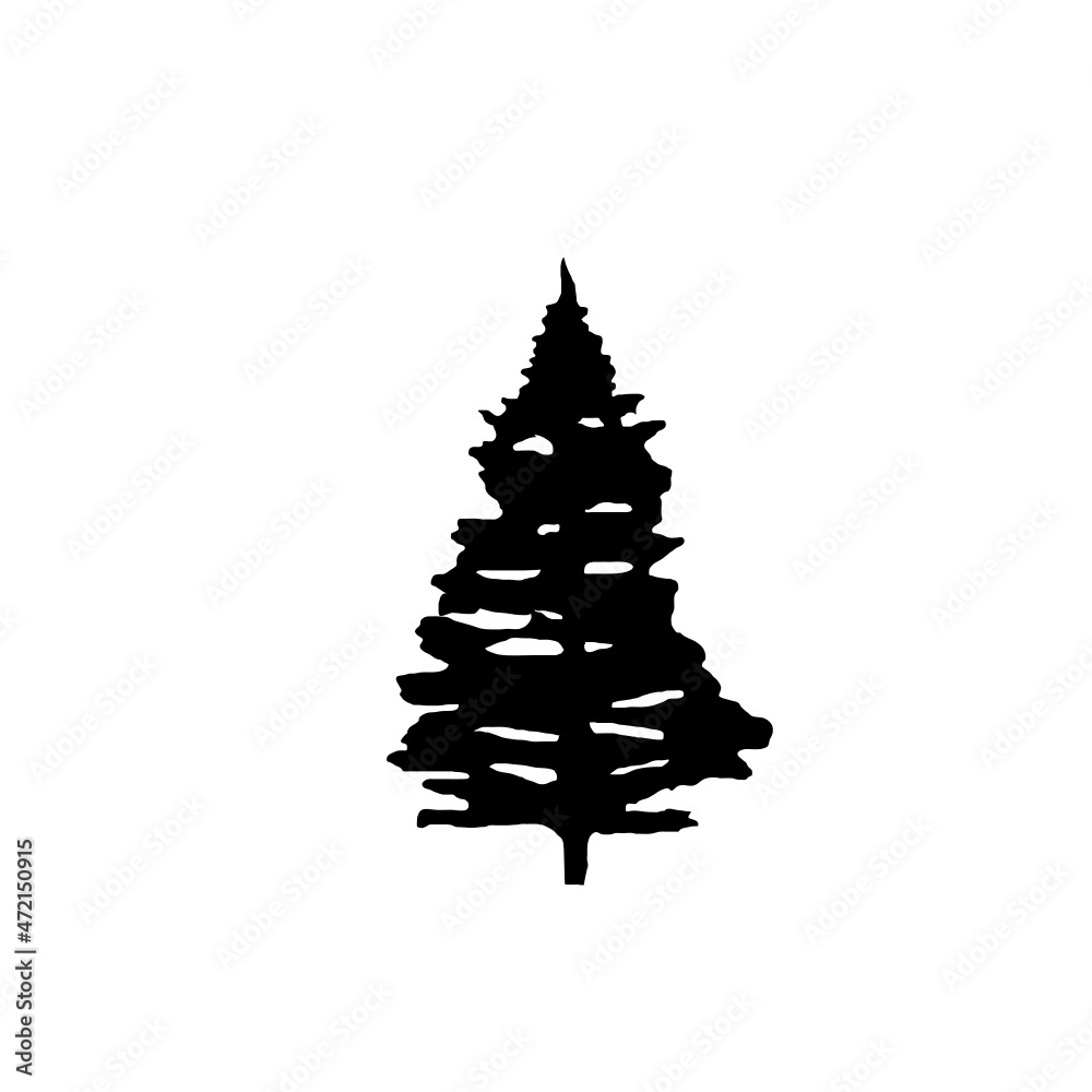 Pine tree Silhouette Christmas tree SVG Fir trees Pine tree Silhouette Christmas tree SVG Fir trees