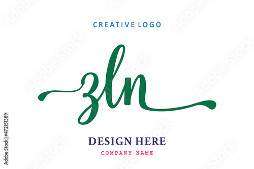 ZLN lettering logo is simple, easy to understand and authoritative photo