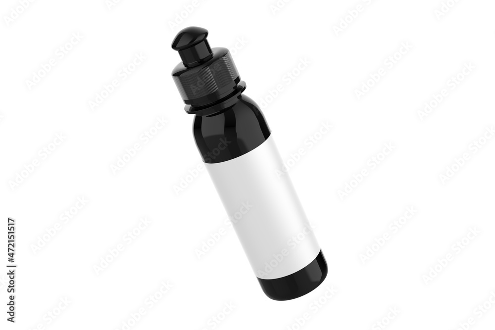Plastic Bottle Mockup isolated on white background. 3d illustration Plastic Bottle Mockup isolated on white background. 3d illustration
