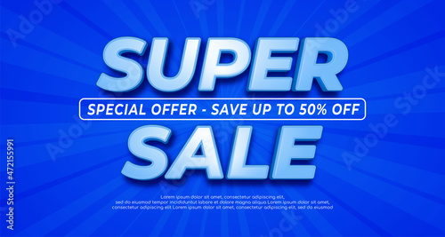 Modern design special offerl banner suitable for promote your business