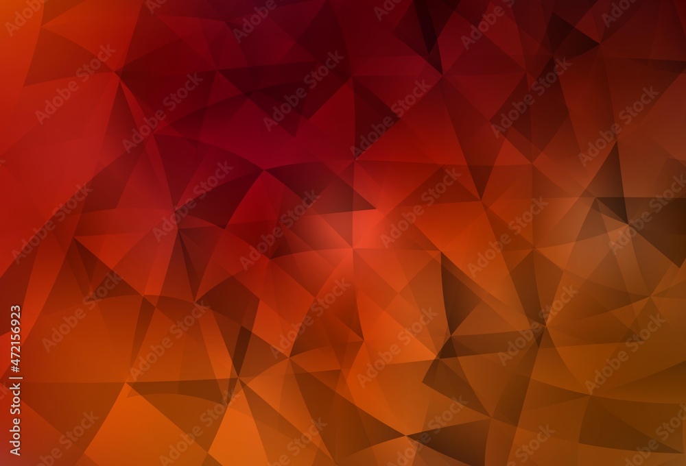 Dark Red vector backdrop with lines, triangles. Dark Red vector backdrop with lines, triangles.