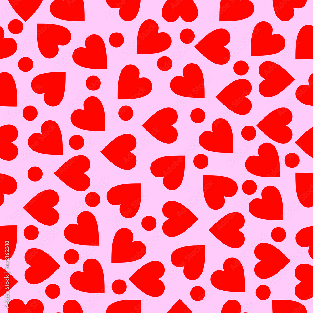 seamless background with hearts seamless background with hearts
