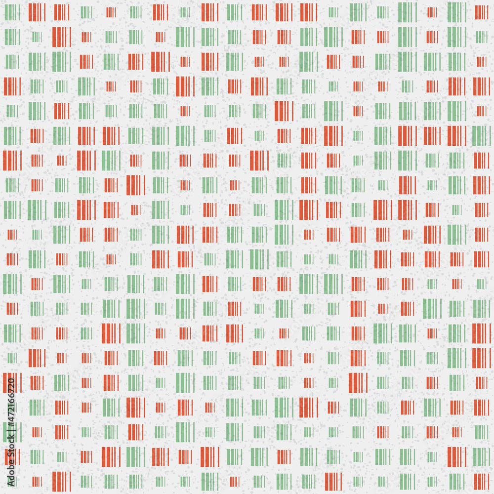 Fototapeta premium Abstract Geometric Pattern generative computational art illustration