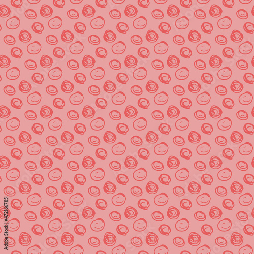 Simple crunchy dots seamless repeat pattern print background