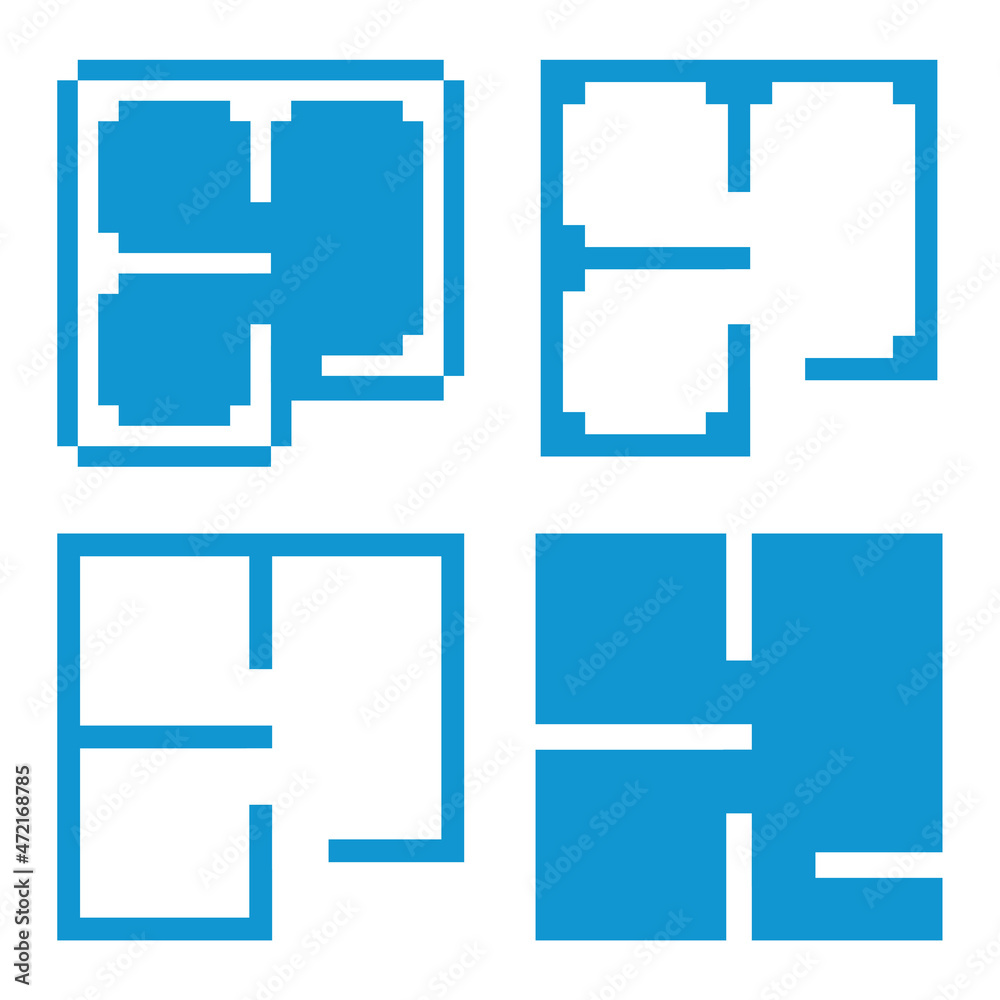Obraz premium abstract frame vector icon