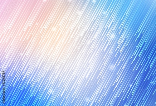Light Pink, Blue vector background with stright stripes.