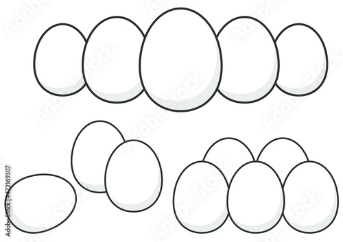 たまごのイラスト素材集