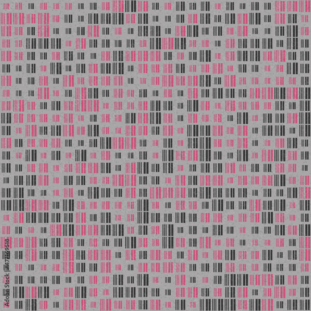 Fototapeta premium Abstract Geometric Pattern generative computational art illustration