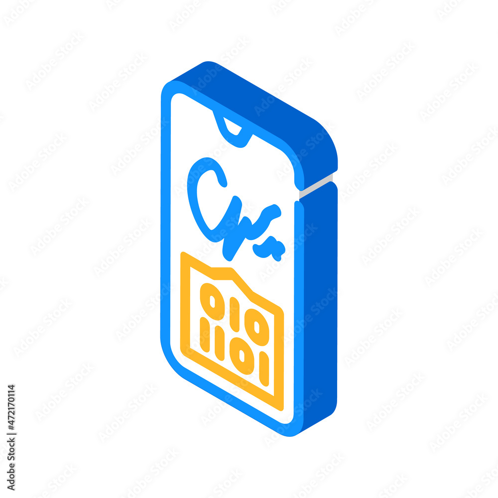 digital signature isometric icon vector. digital signature sign. isolated symbol illustration digital signature isometric icon vector. digital signature sign. isolated symbol illustration
