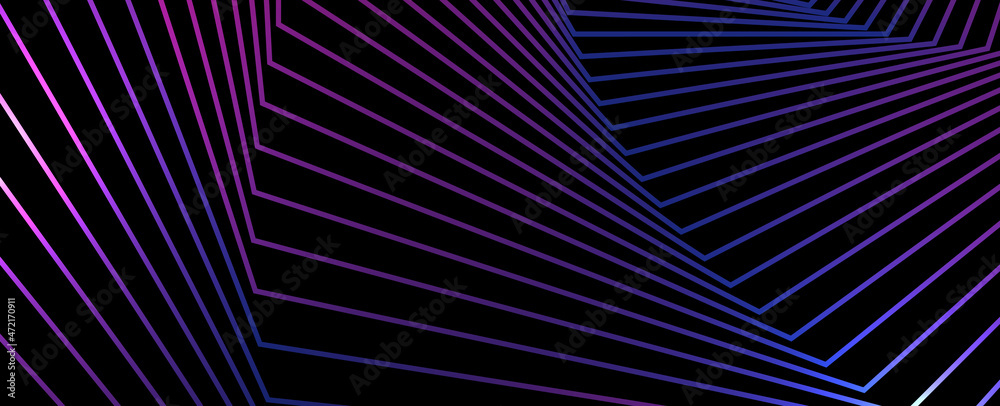 Abstract geometric blue wavy gradient lines illustration banner pattern background Abstract geometric blue wavy gradient lines illustration banner pattern background