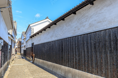 秋の倉敷美観地区 岡山県倉敷市 Kurashiki Bikan Historical Quarter in Autumn. Okayama-ken Kurashiki city