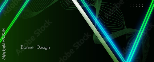 Abstract geometric elegant modern pattern colorful banner background