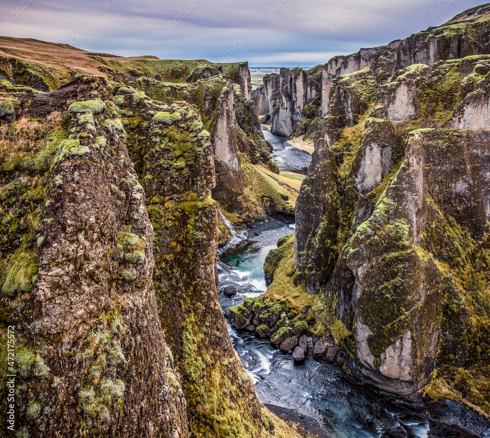 Fjaðrárgljúfur Canyon Iceland