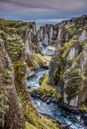 Fjadrarargljufur canyon Iceland