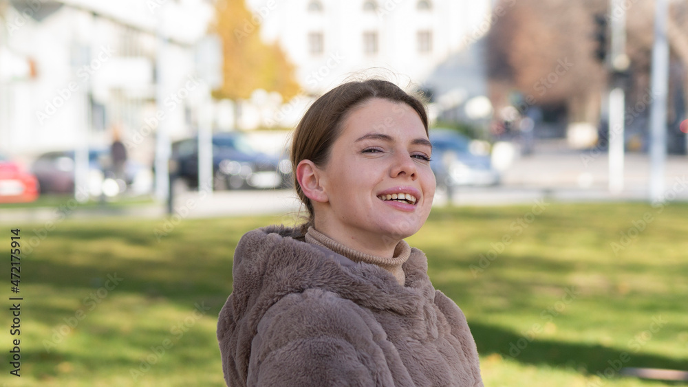 Young woman beauty face portrait Young woman beauty face portrait