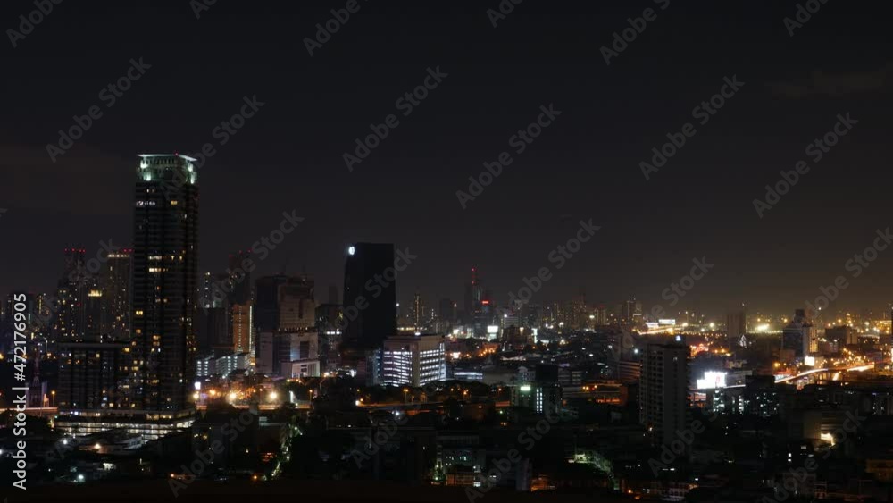 Thailand Bangkok Timelapse Night - 4 Thailand Bangkok Timelapse Night - 4