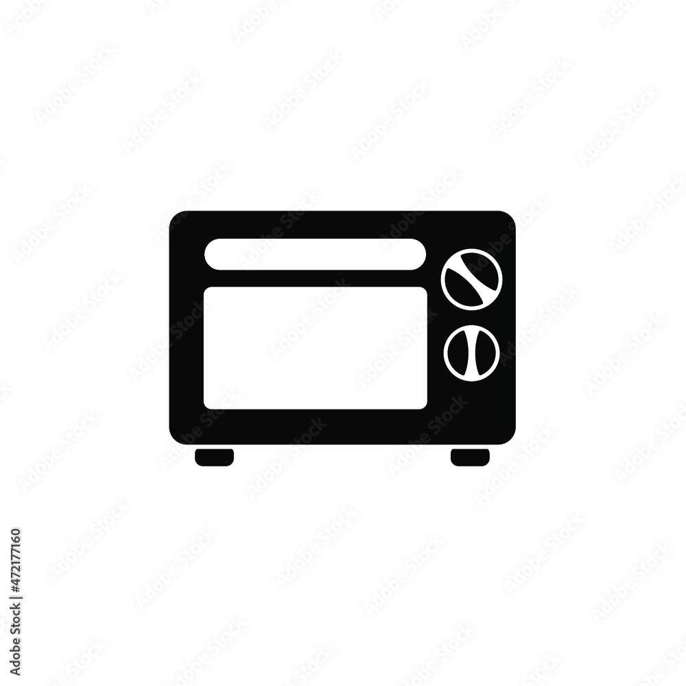 Stove oven icons symbol vector elements for infographic web