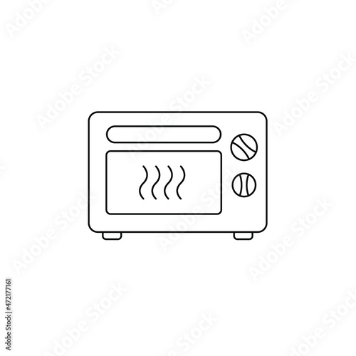 Stove oven icons symbol vector elements for infographic web