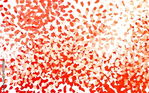 Light Red vector pattern with random forms.