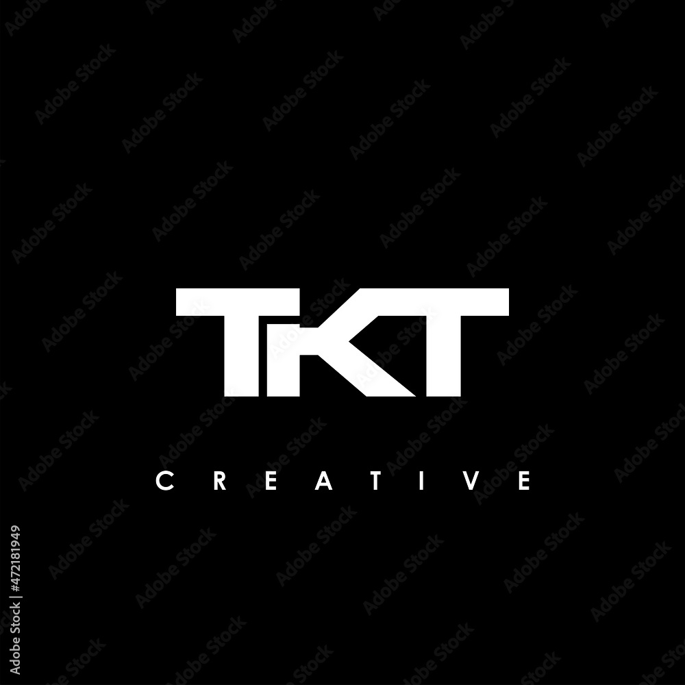 TKT Letter Initial Logo Design Template Vector Illustration