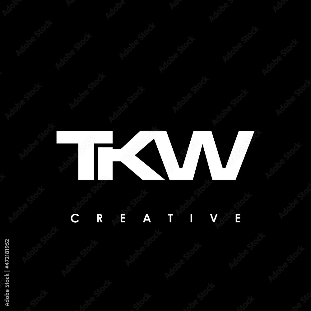 TKW Letter Initial Logo Design Template Vector Illustration