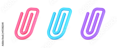 Isometric bright office supply set for archival chancellery paperwork design template 3d icon