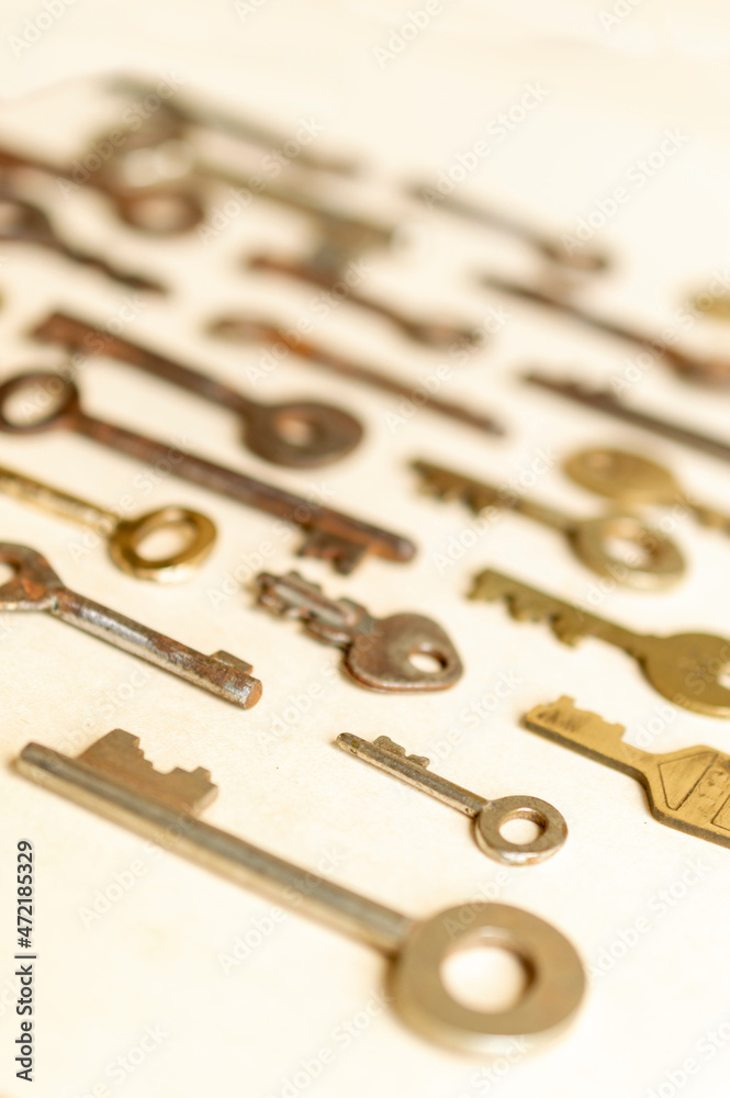 Antique keys are commonly reffered to as a bit or barrel keys, the ...