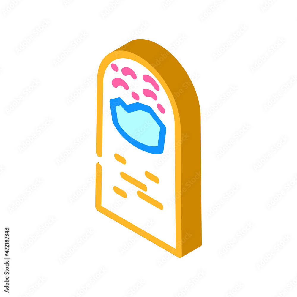 onycholysis skin disease isometric icon vector. onycholysis skin disease sign. isolated symbol illustration