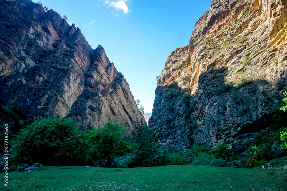 Karadakh gorge is a unique creation of nature in Dagestan