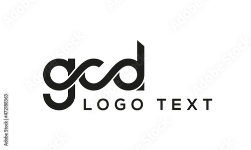 Letter GCD creative logo design vector	 photo