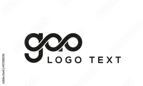 Letter GAO creative logo design vector	