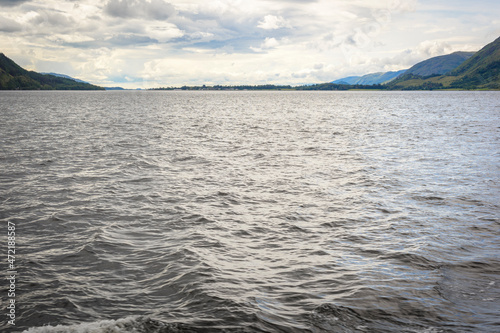view of Lake Linnhe in Fort William,Scotland.