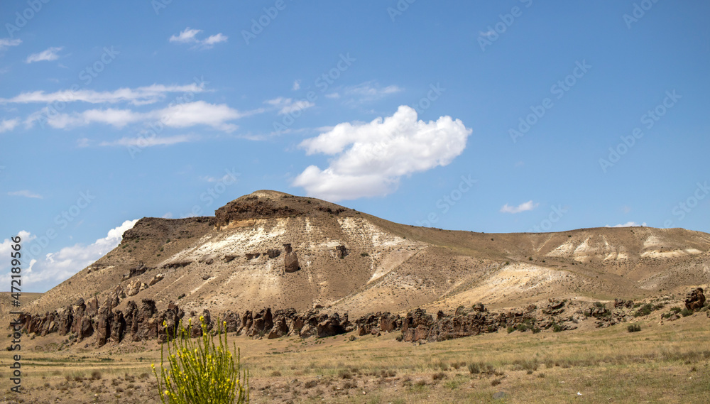 landscape with blue sky and clouds landscape with blue sky and clouds