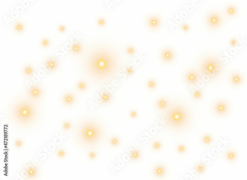 Sunlight a translucent special design of the light effect. Vector illustration.