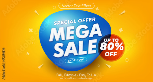 Sale banner end of season special offer template design with geometric background