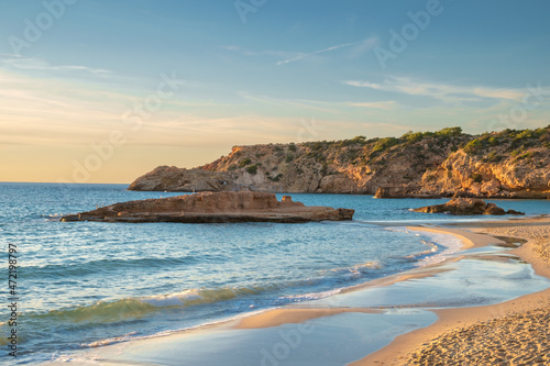 Cala Tarida Bay, Ibiza, Balearic Islands, Spain photo